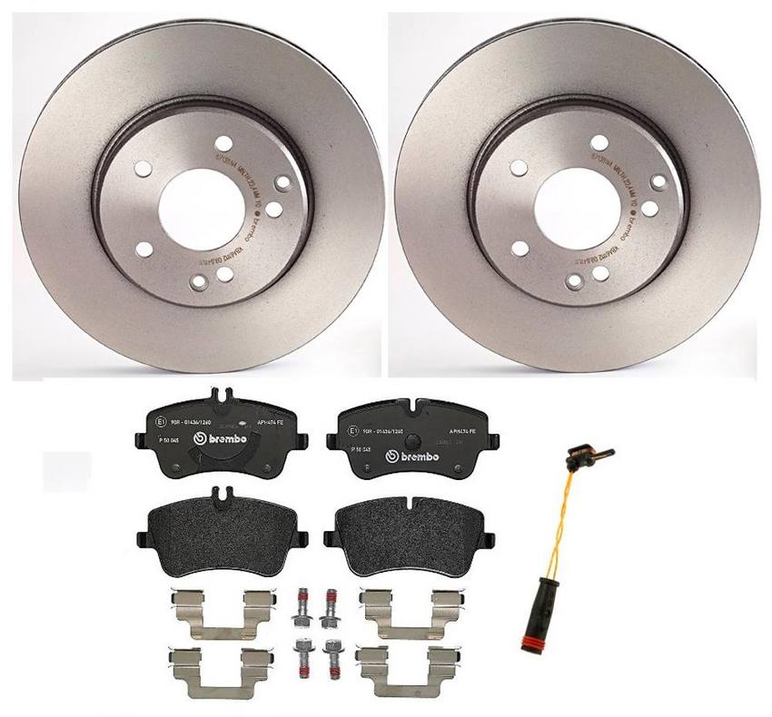 Brembo Brake Pads and Rotors Kit - Front (288mm) (Low-Met)